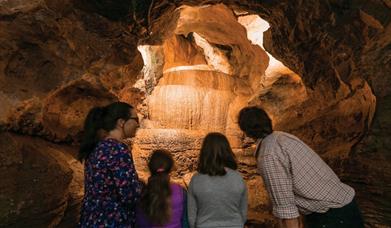 Family at Cheddar Gorge & Caves