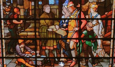 stained glass window