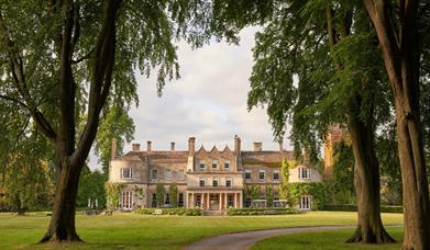 The exterior of Lucknam Park Hotel & Spa in Thickwood, near Bath