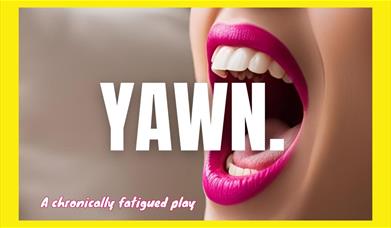 a mouth yawning