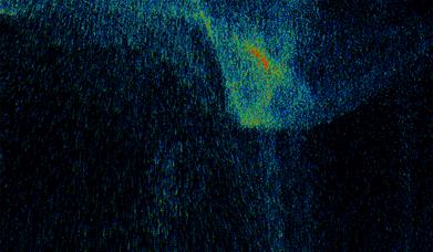 Generative particle art made using TouchDesigner by Felix Colbert