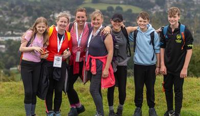 Participants enjoying the Circuit of Bath Walk