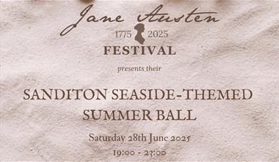 Jane Austen Festival - Sanditon Seaside-Themed Summer Ball at The Guildhall