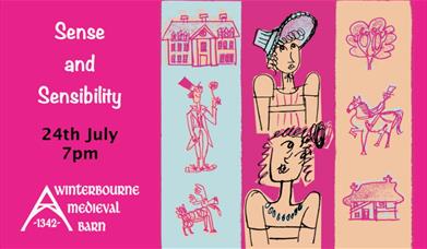 line drawings of Jane Austen characters