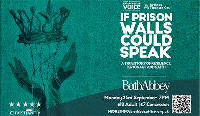 If Prison Walls Could Speak Poster - Turquoise background