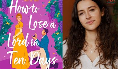 Sophie Irwin and her book.