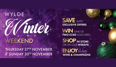 Huge savings all weekend at Wylde Jewellers