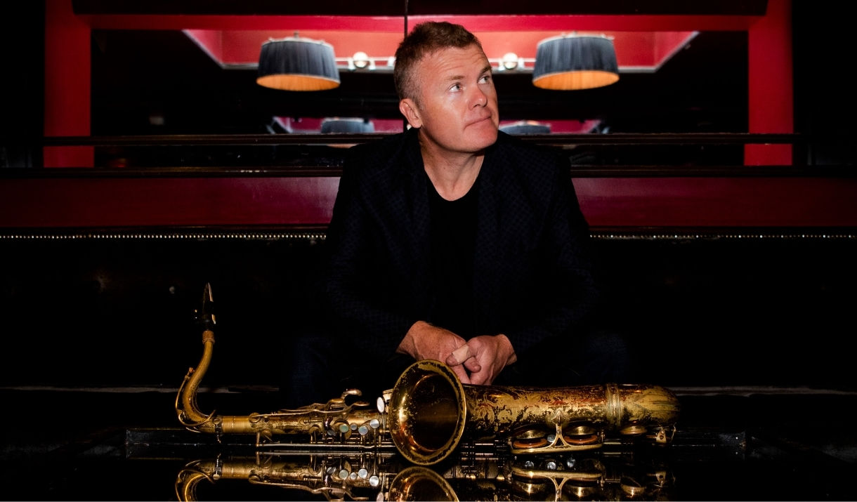 Iain Ballamy and saxaphone