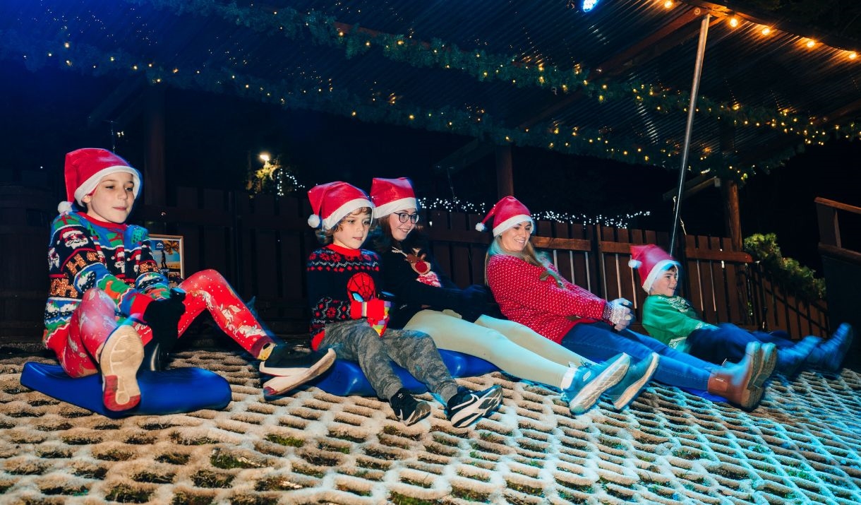 Twilight Tobogganing at Mendip Activity Centre