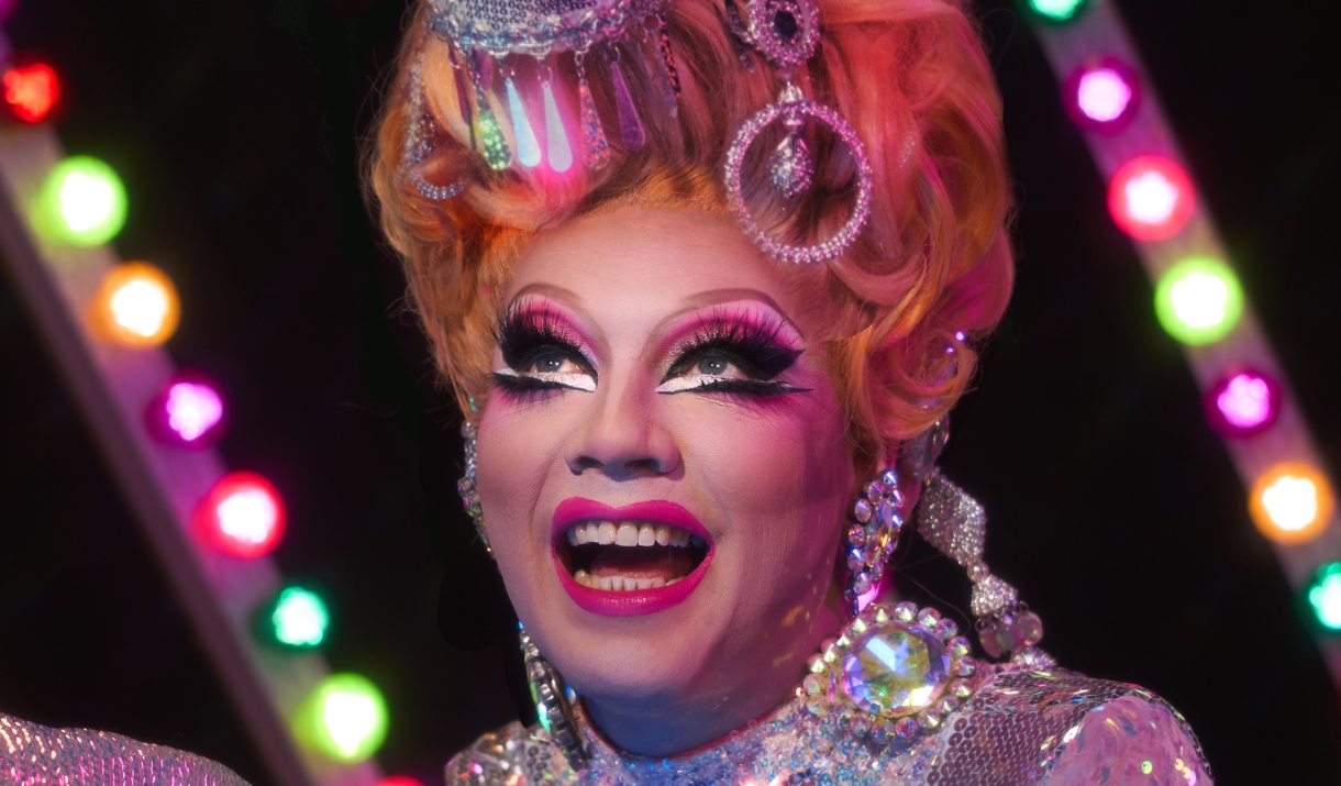 a Photo of the Drag Queen Ginger Johnson