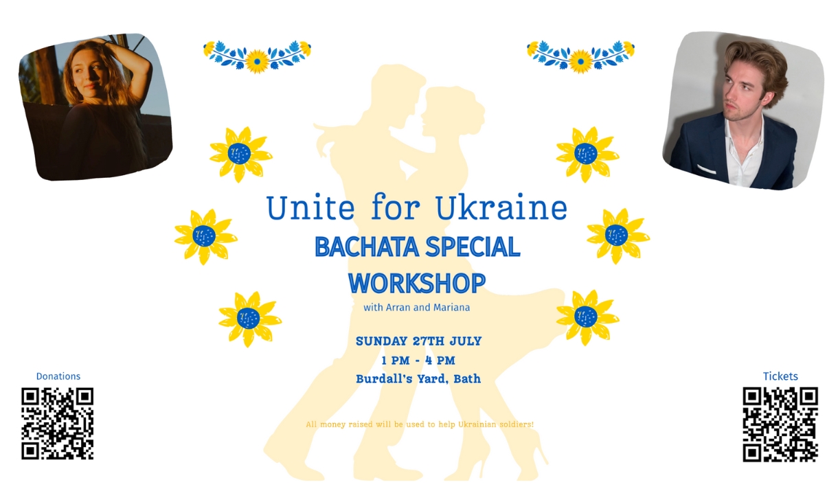 Blue and Yellow Poster describing the workshop