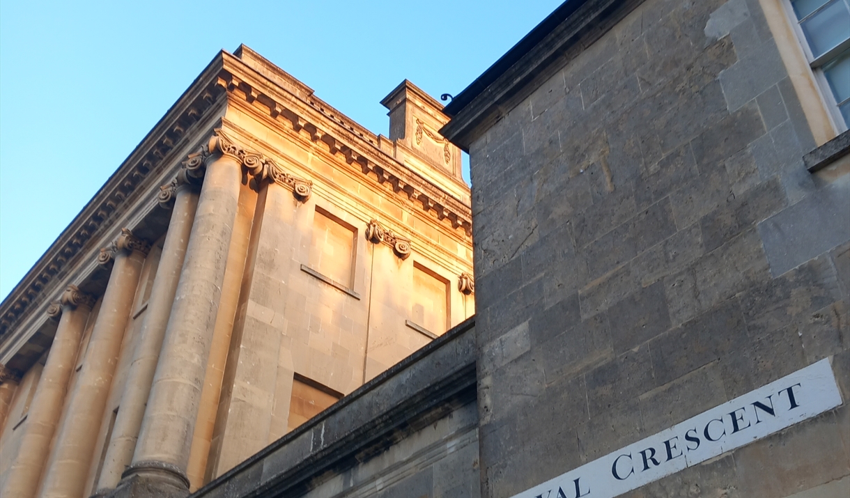 the outside of the building at no.1 royal crescent