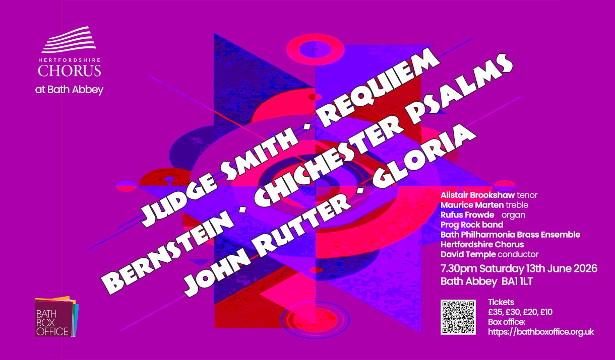 Bath Concert Poster Hertfordshire Chorus