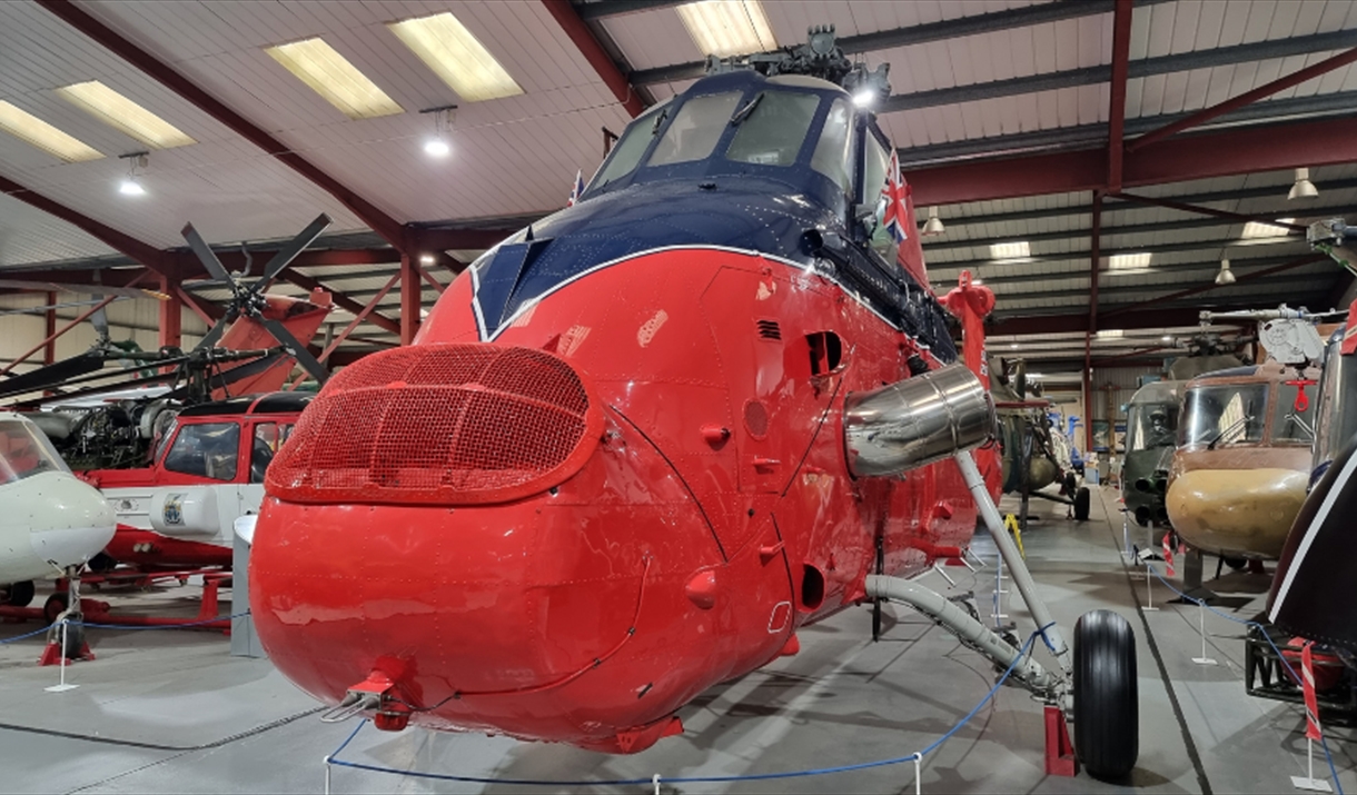 Helicopter on display at Museum