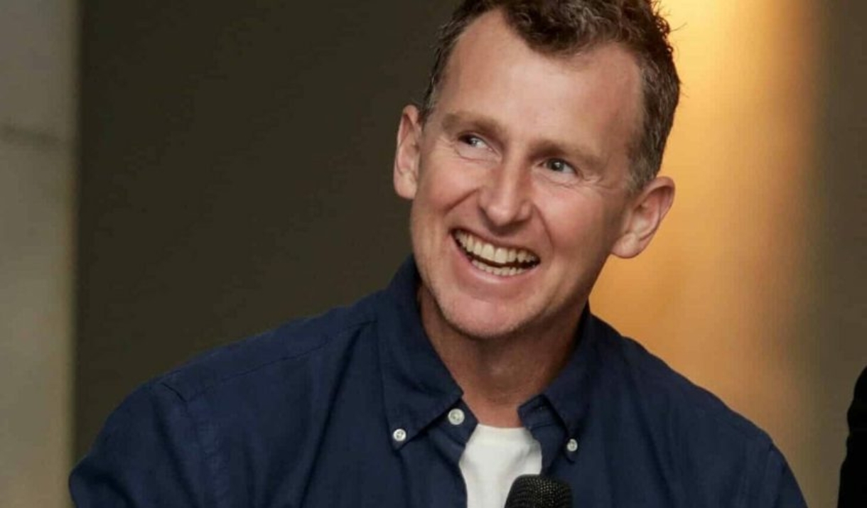 A photograph of Nigel Owens MBE.