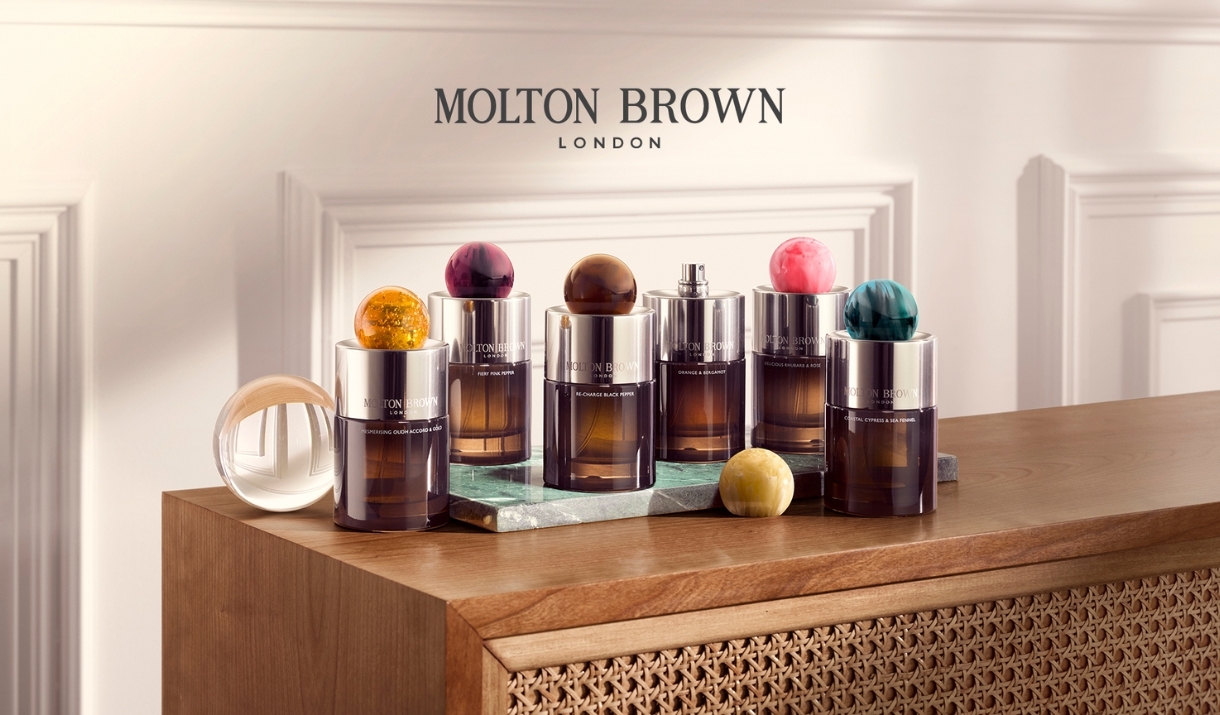 Molton Brown Fragrance bottles