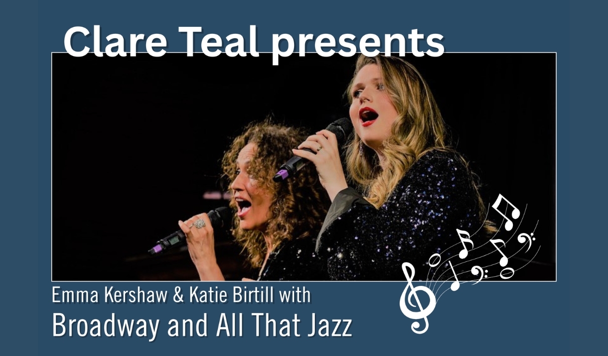 Image of Emma Kershaw and Katie Birtill singing into microphones