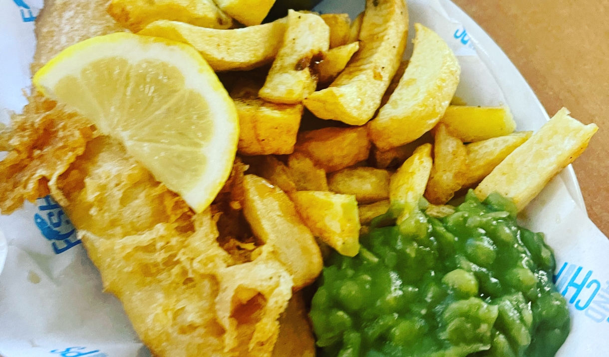 Fish, Chips and Mushy Peas