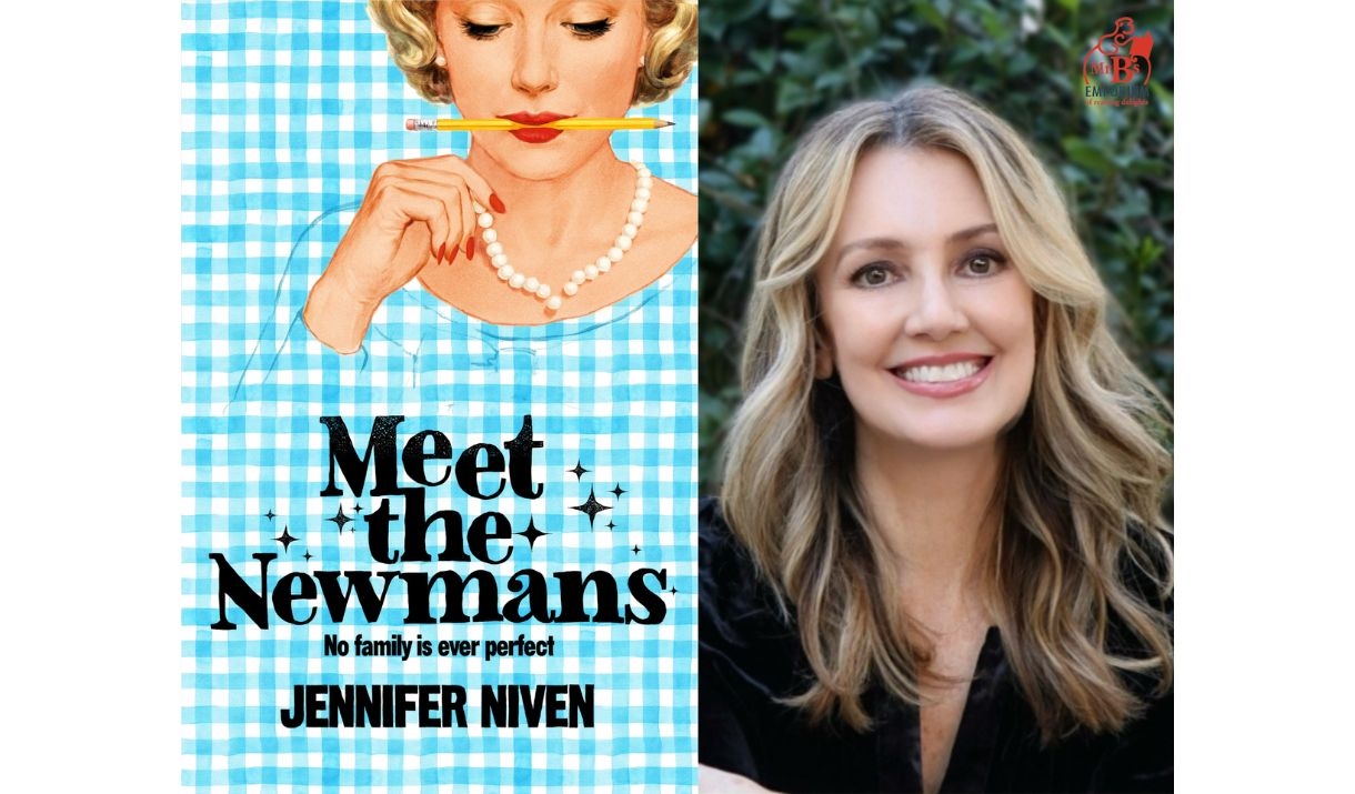 Jennifer Niven and the cover of the book.