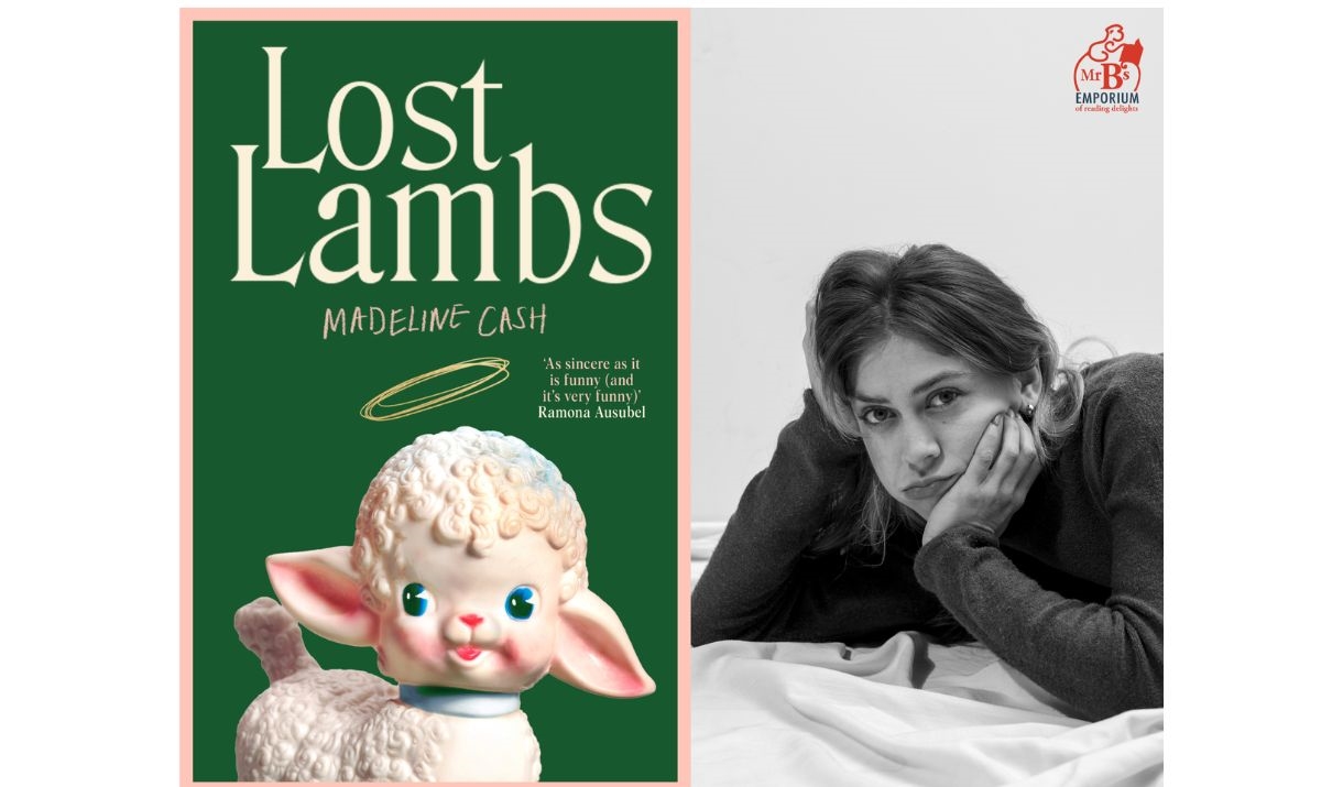 Madeline Cash and her book.