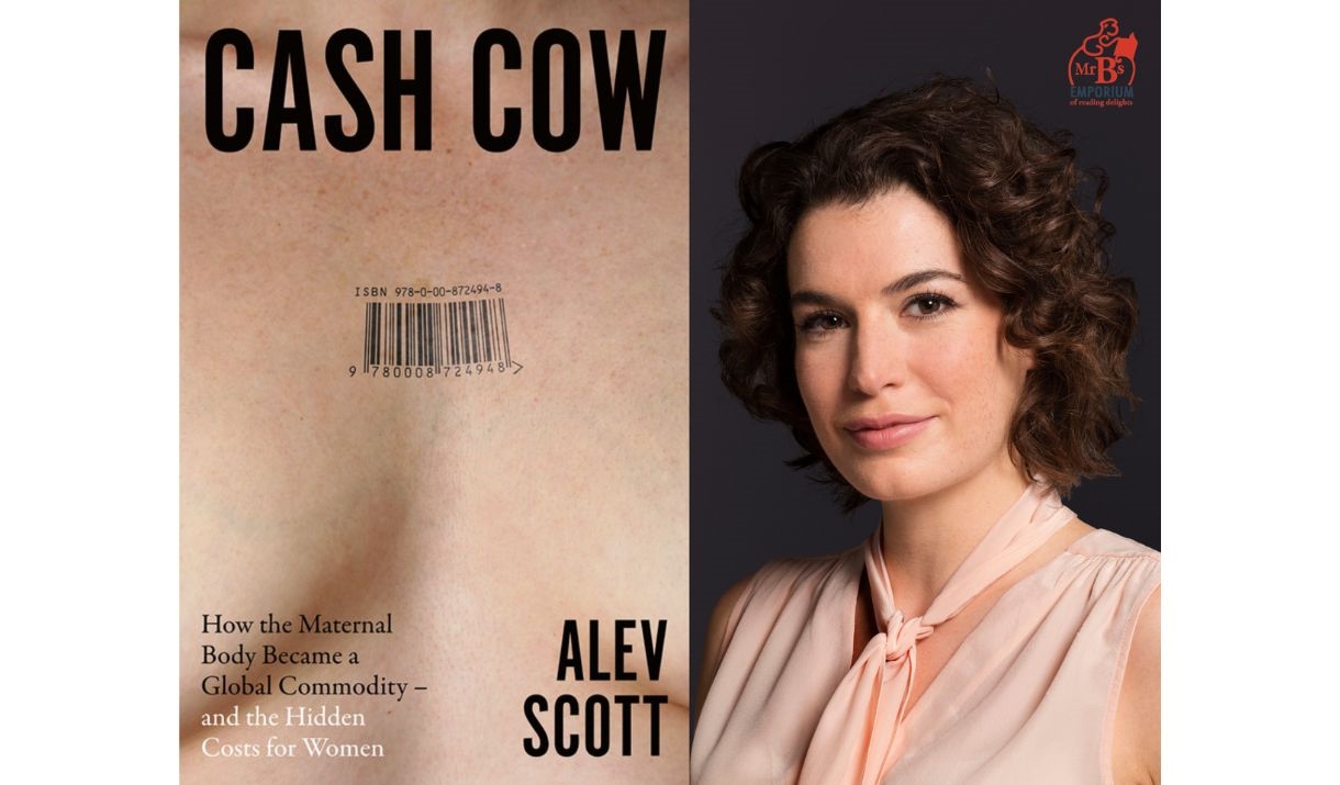 Alev Scott and her book.