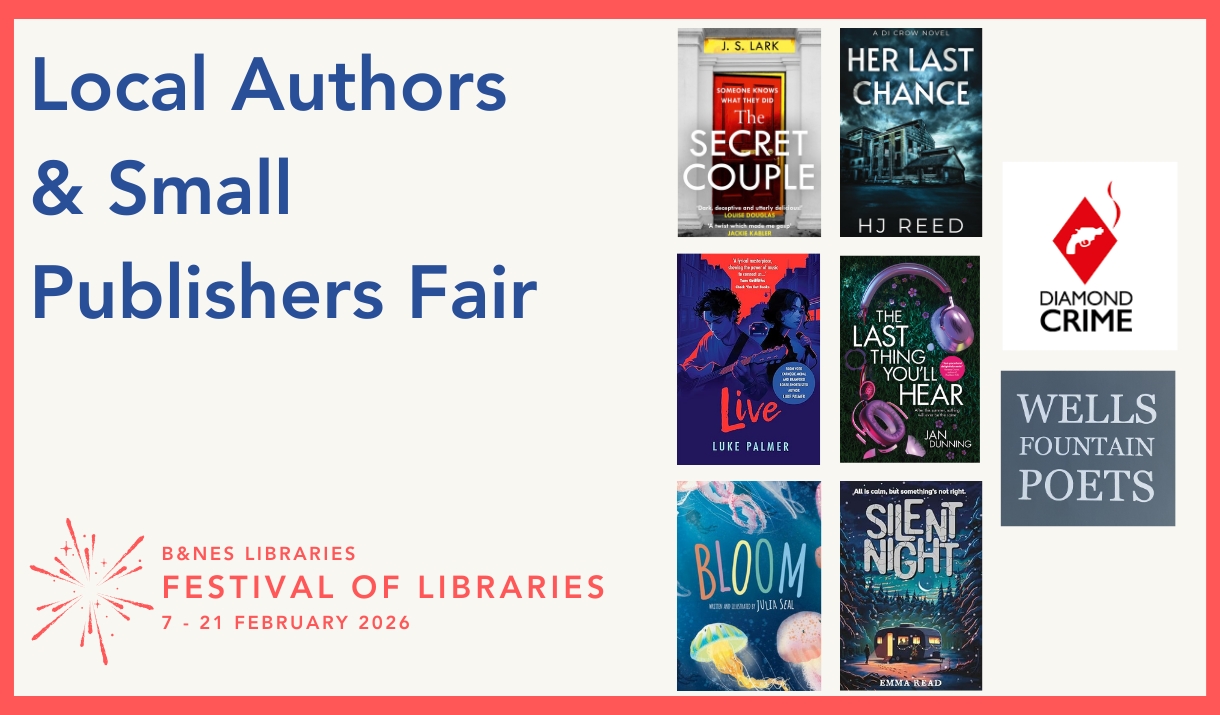 Local Authors and Small Publishers Fair. Image of several book covers.