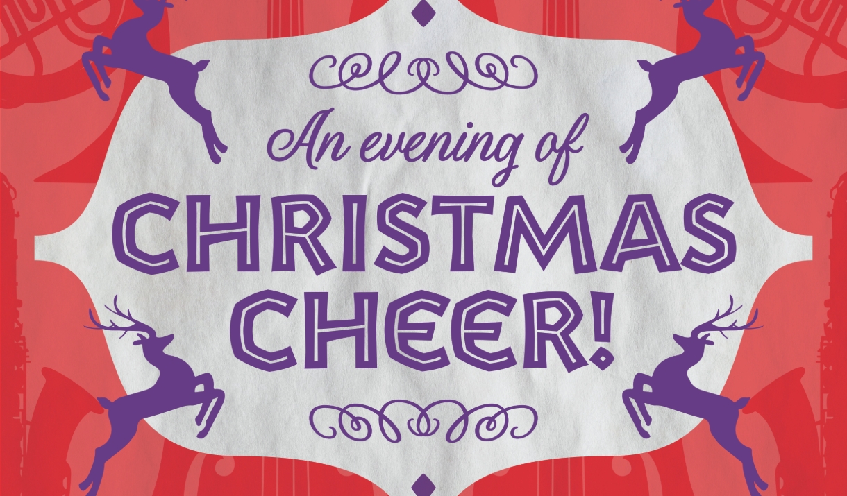 A festive flyer for 'An Evening of Christmas Cheer'