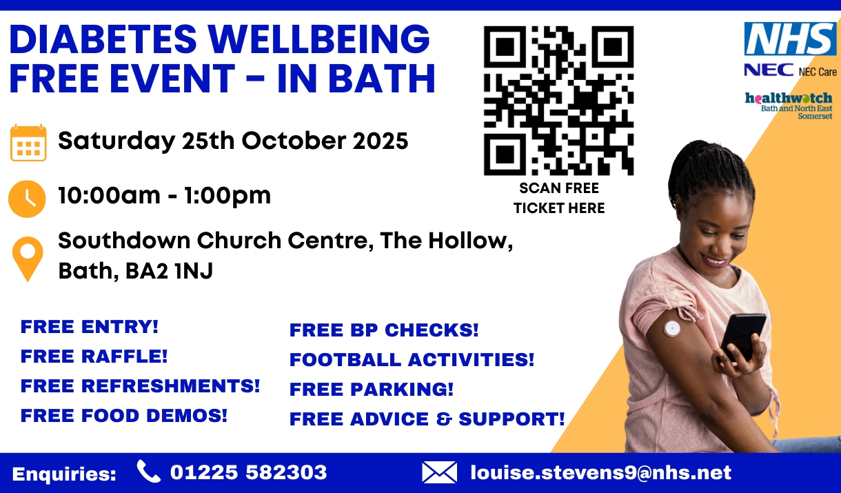 Bath Diabetes Wellbeing Event Thumbnail