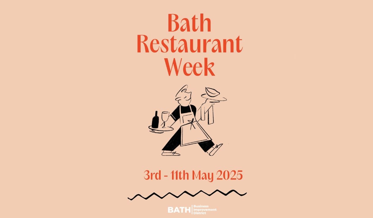 A poster promoting Bath Restaurant Week 2025