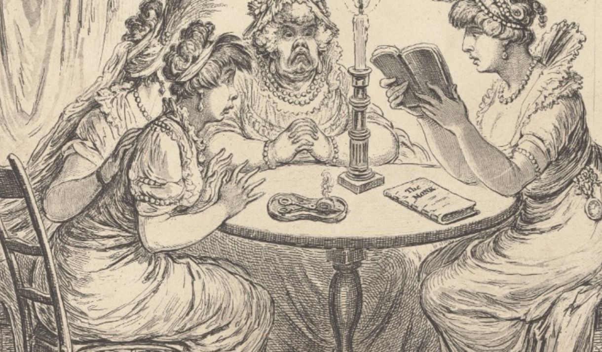 Georgian figures sat around a table