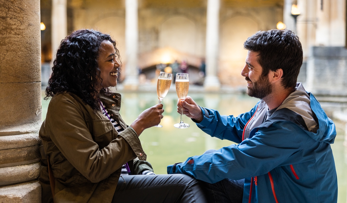 Couple at The Roman Baths
