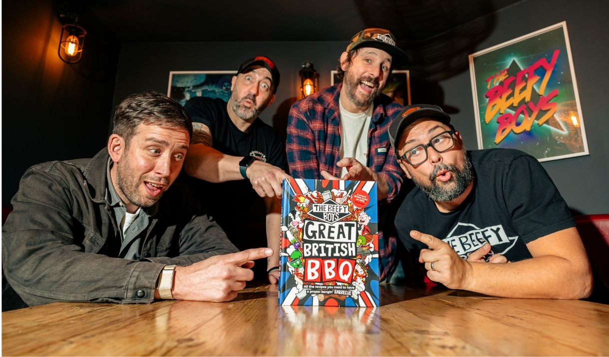Credit - Peter Lowbridge Image of The Beefy Boys with their new book
