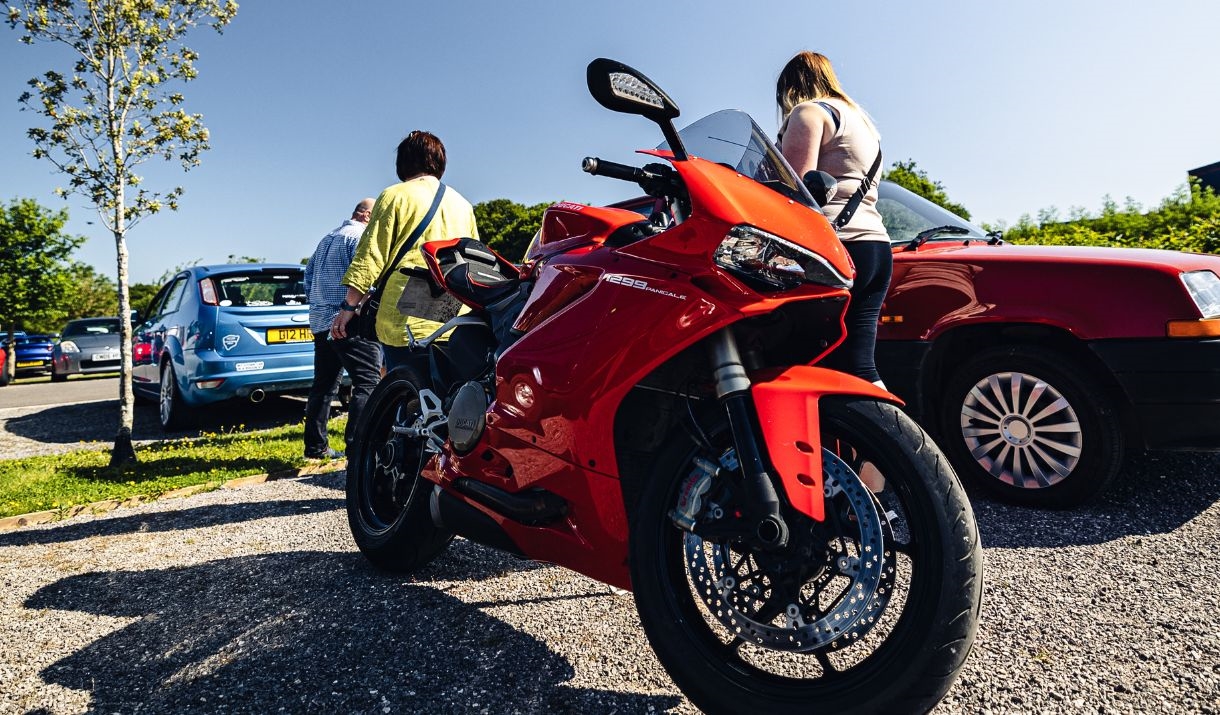 Motorbike on show at Haynes Motor Museum