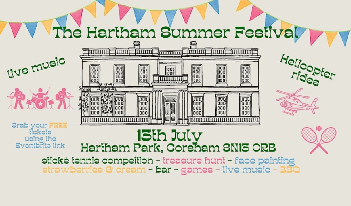 The Hartham Summer Festival poster