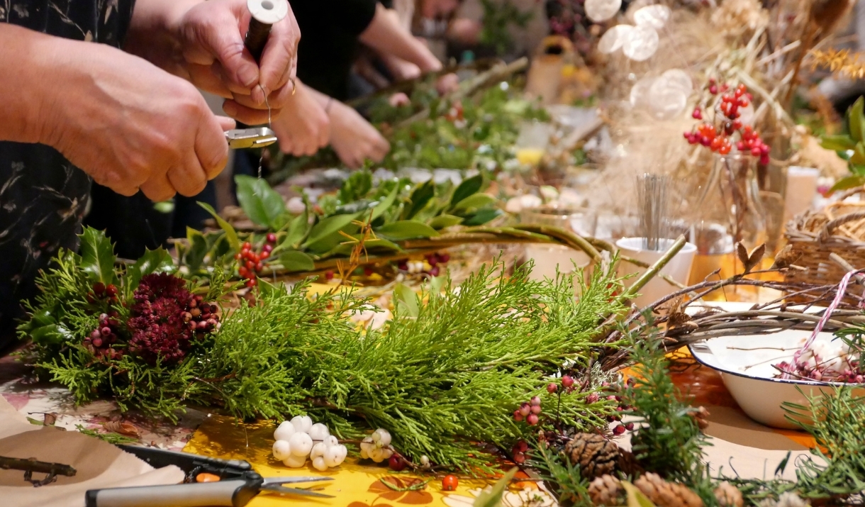 Christmas Wreath Workshop at No.1 Royal Crescent