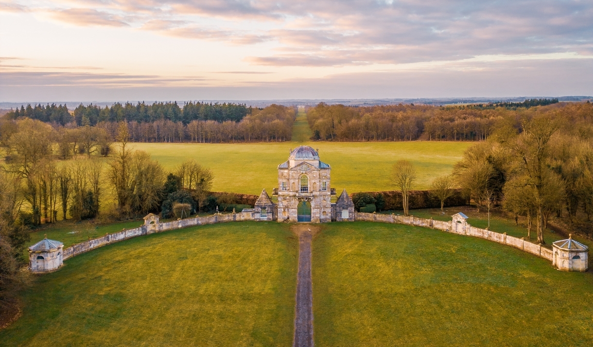 An ariel view of Worcester Lodge