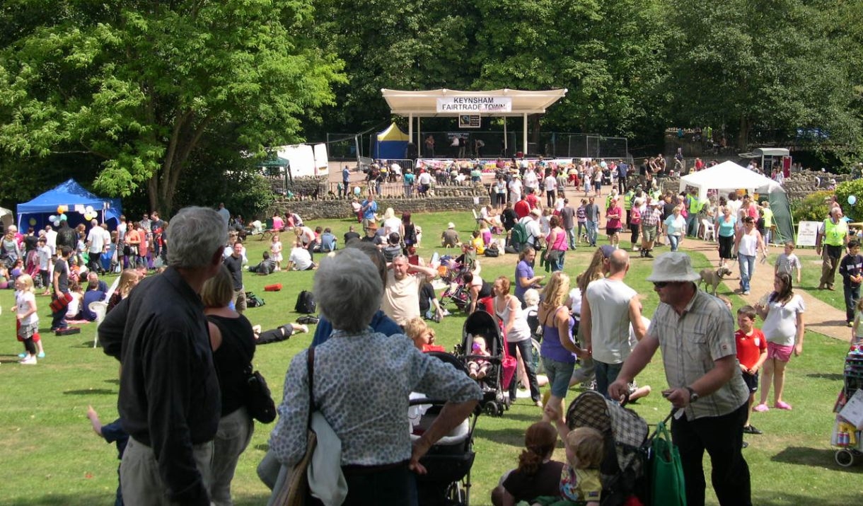 Bandstand in the Park at Keynsham Memorial Park