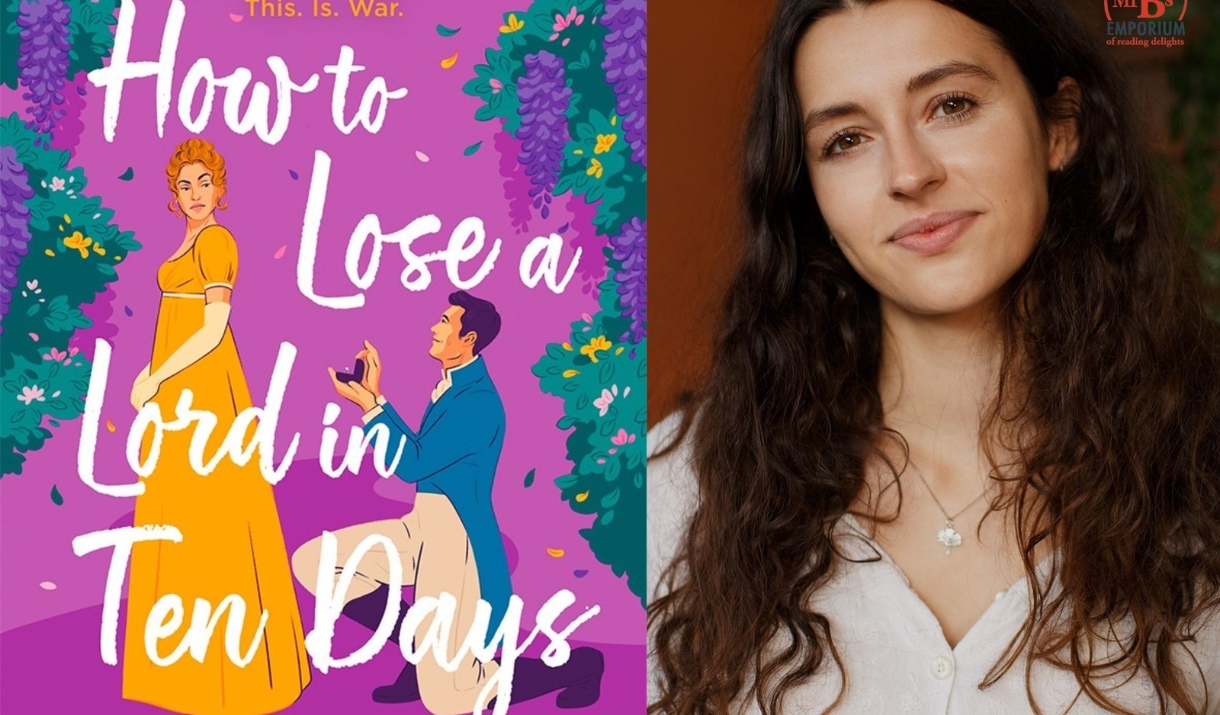 Sophie Irwin and her book.