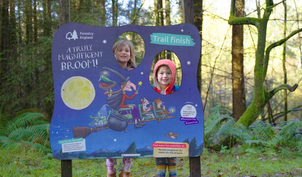 Room on the Broom trail at Westonbirt