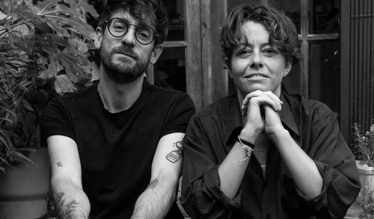 photo of the authors of 'The Log books' Tash Walker & Adam Zmith