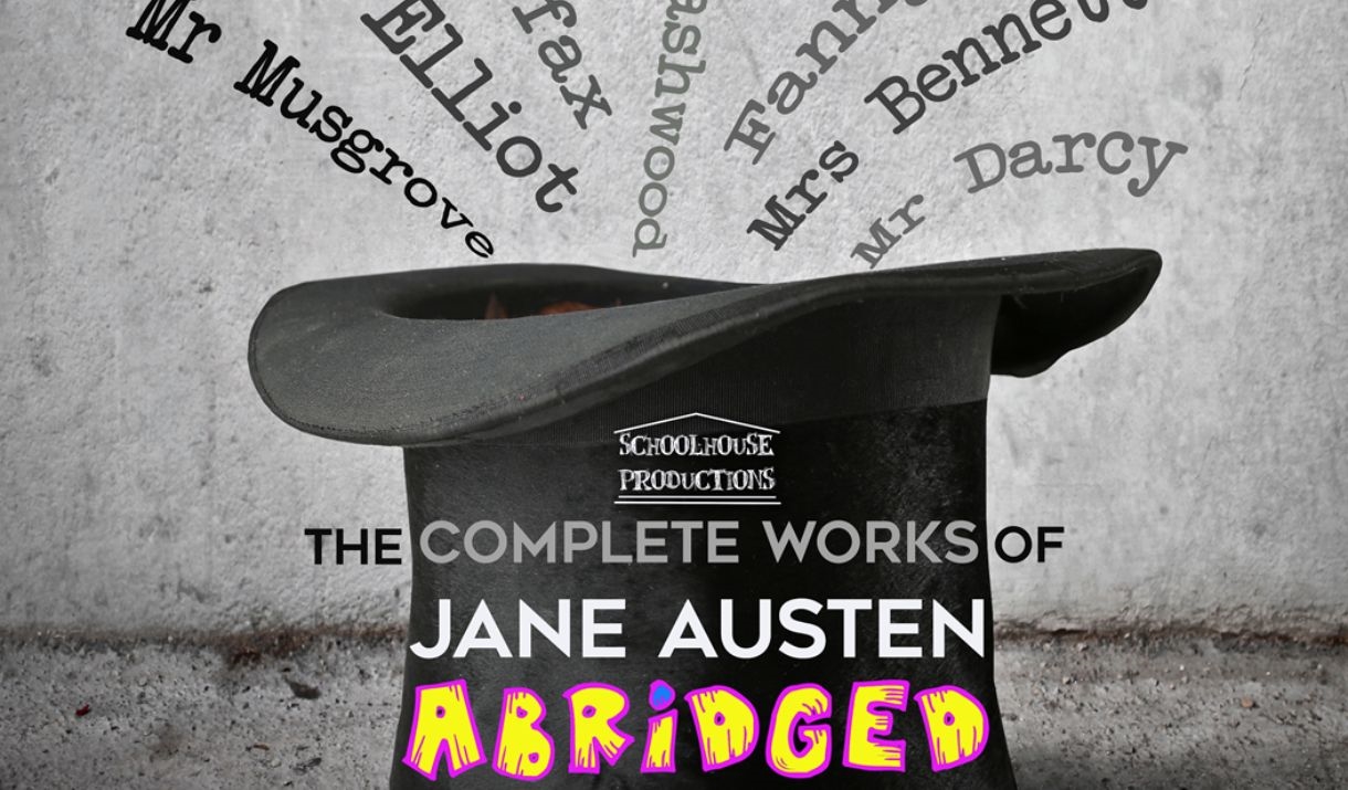 Jane Austen character names jumping out of a top hat