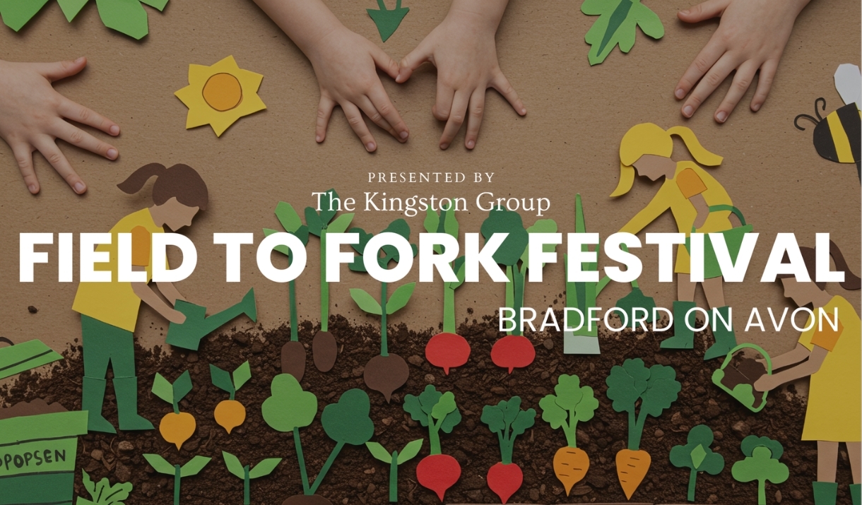 A poster advertising a Field to Fork Festival in Bradford on Avon