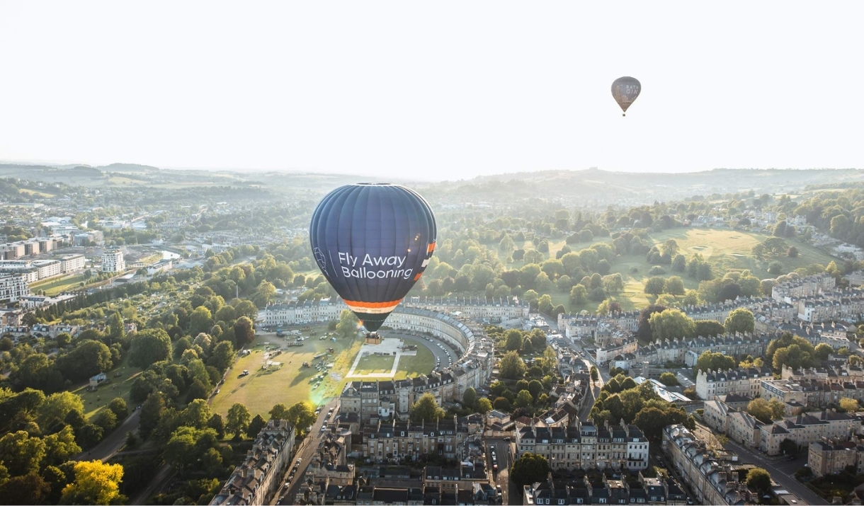 Balloons above the Royal Crescent