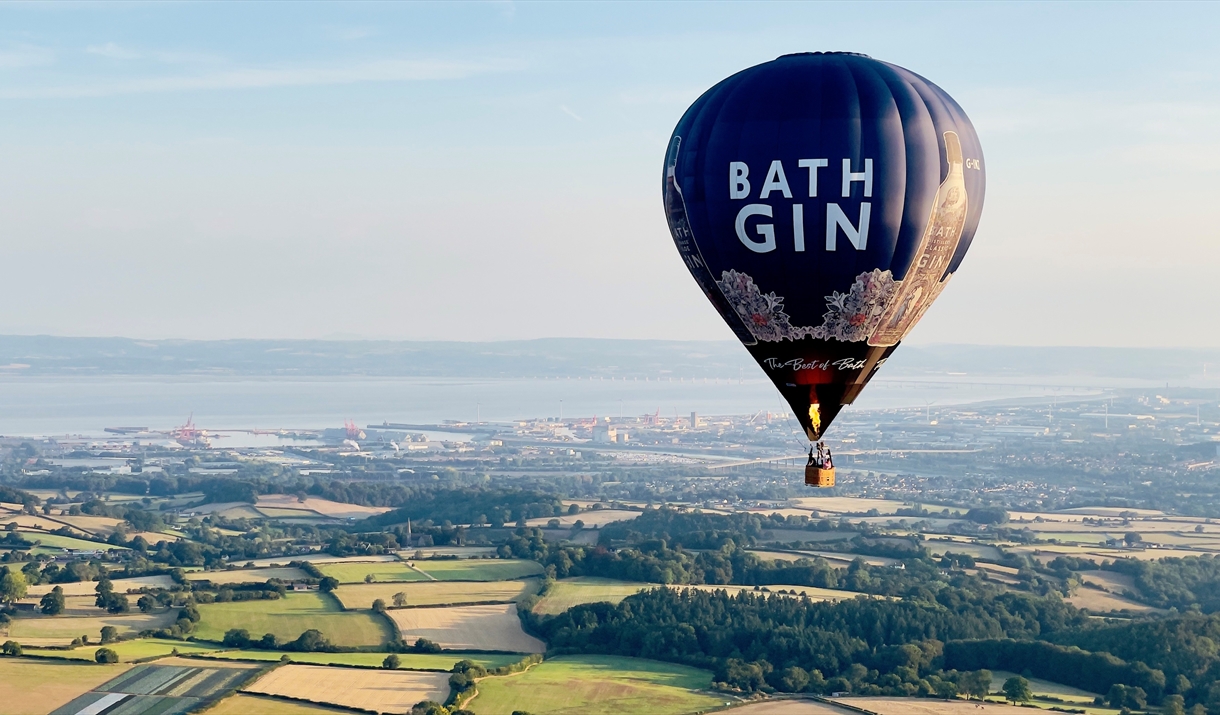 Bath Gin hot air balloon