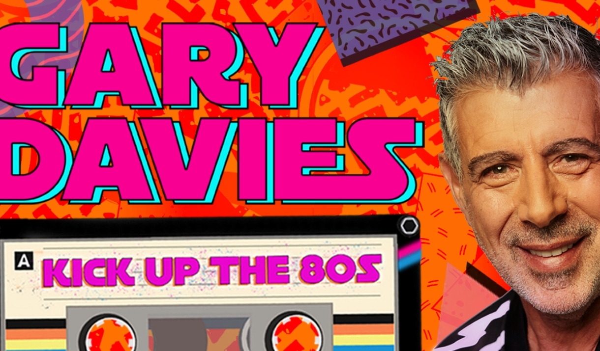 Gary Davies back to the 80's poster