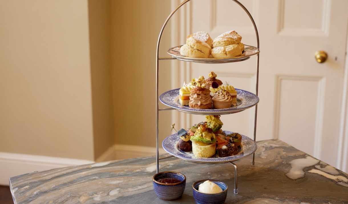 Afternoon Tea on a stand