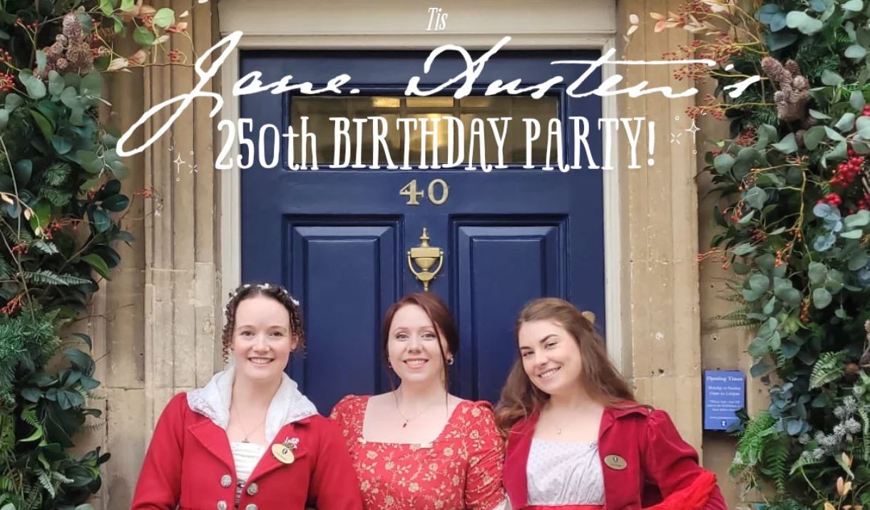 Jane Austen’s 250th Birthday Party at the Jane Austen Centre