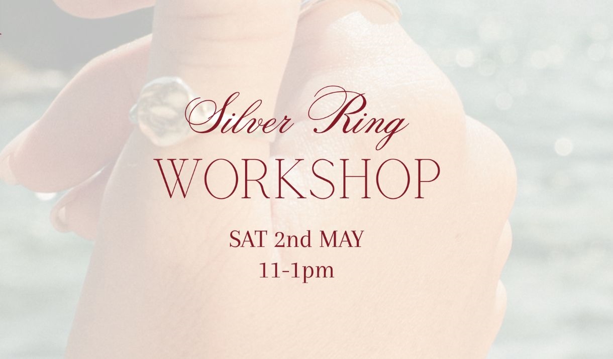 Poster of JayJo Jewellery Wax ring workshop at Mon Pote in Bristol on the 2nd of May. Some pictures of rings being worn.