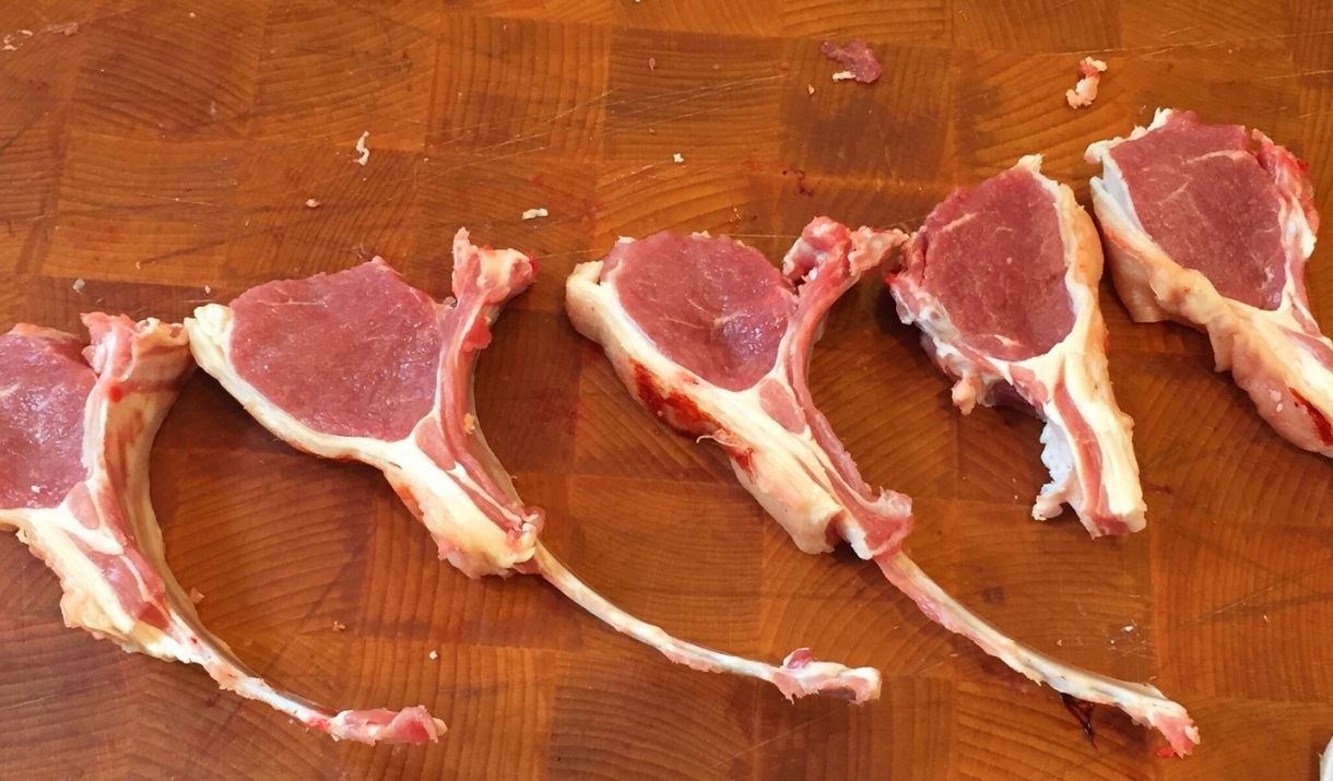 slabs of lamb