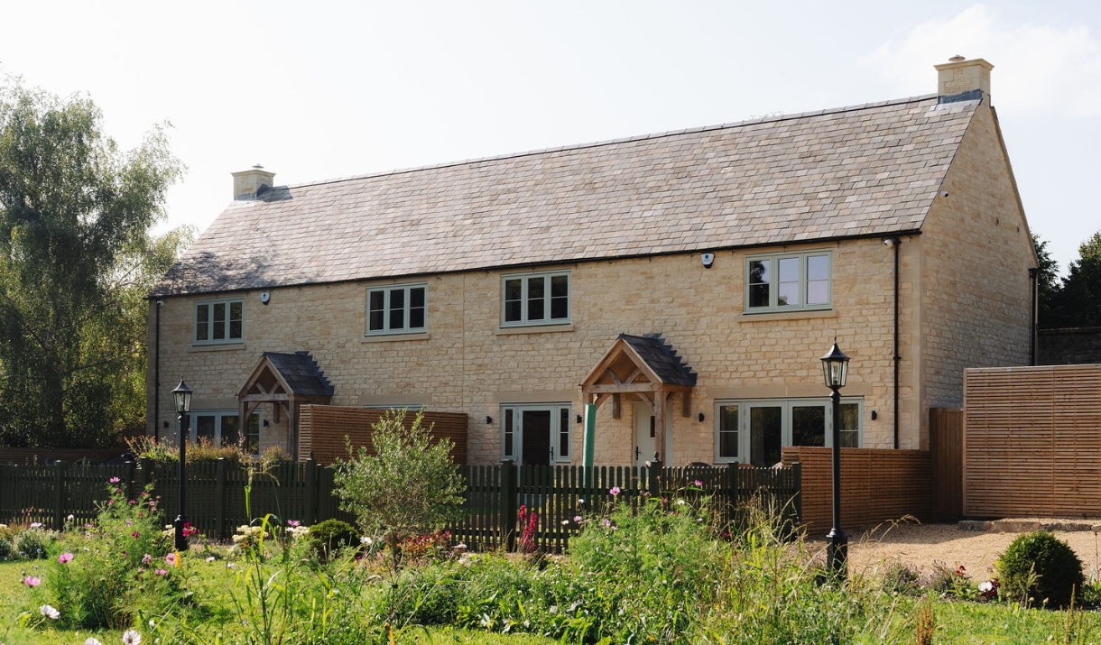 One of the luxury holiday cottages at Lucknam Park in Thickwood, near Bath